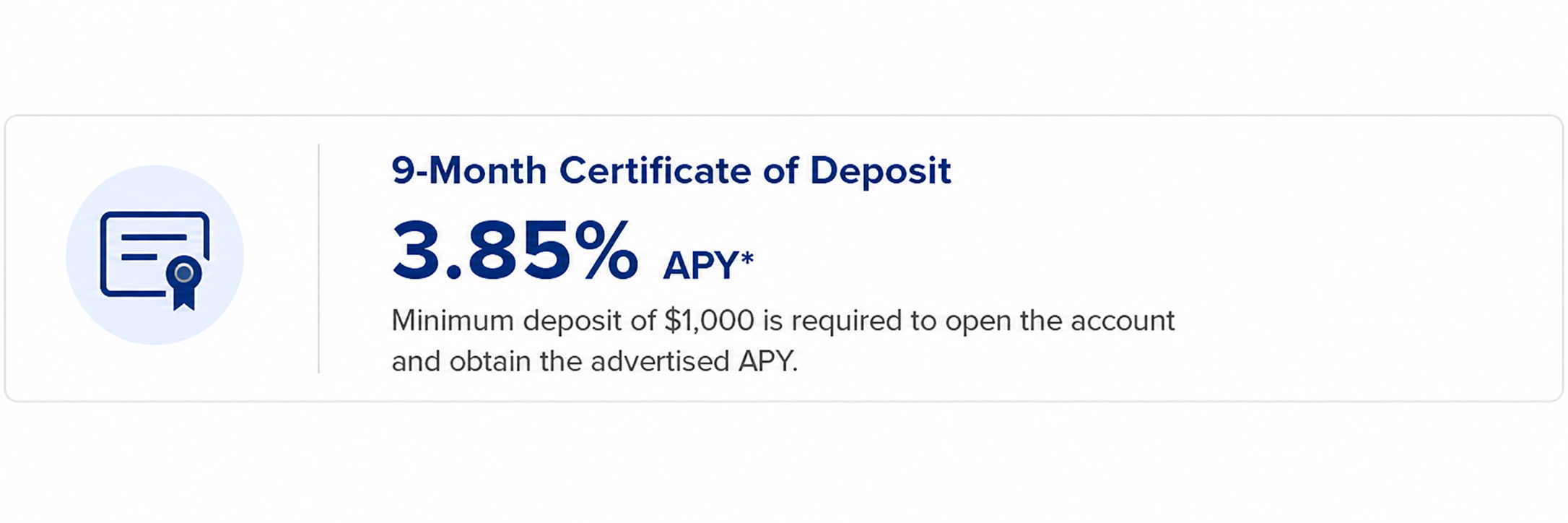 Touchmark National Bank certificate of deposit special rates